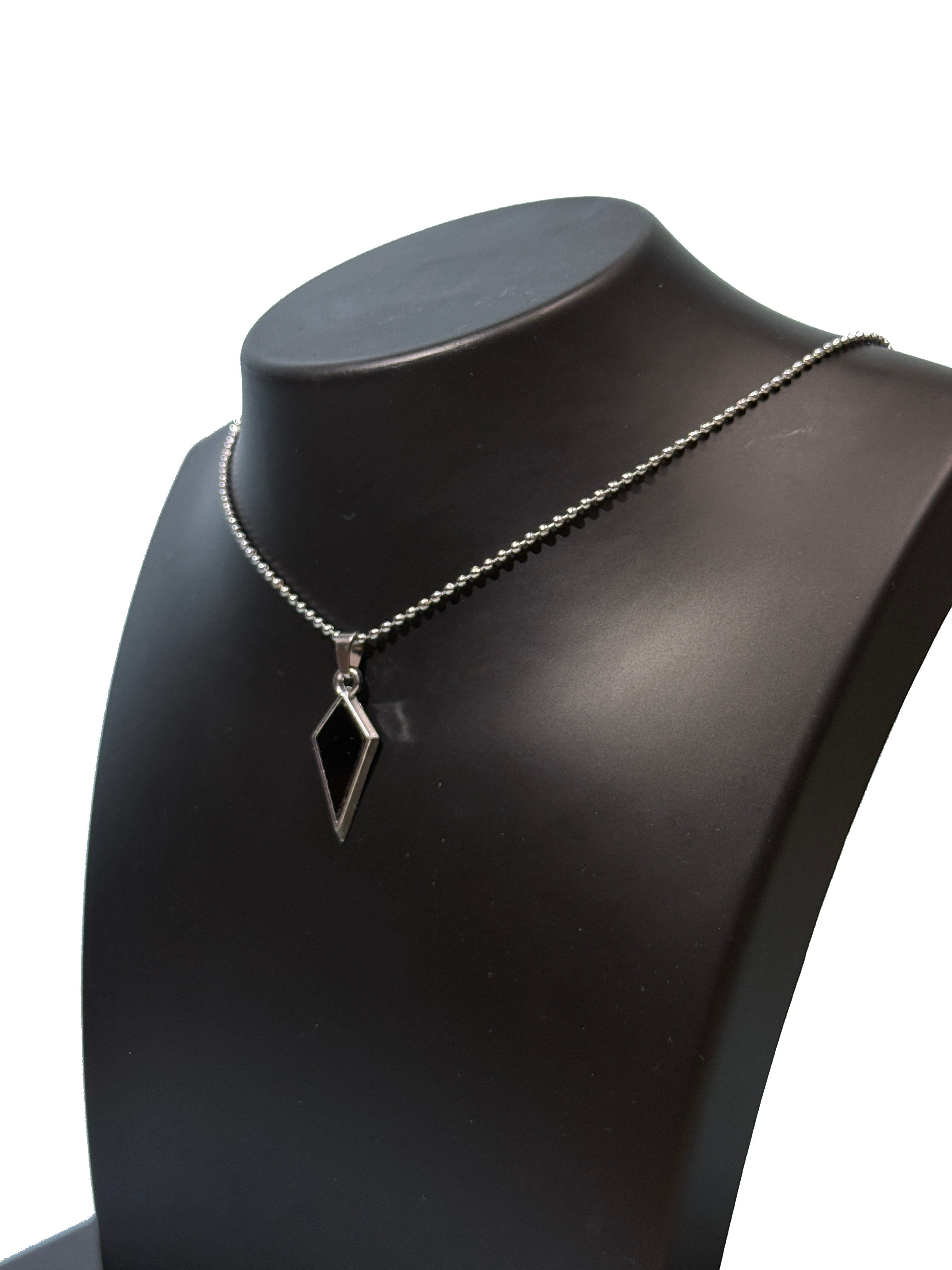 Black Rhombic Necklace