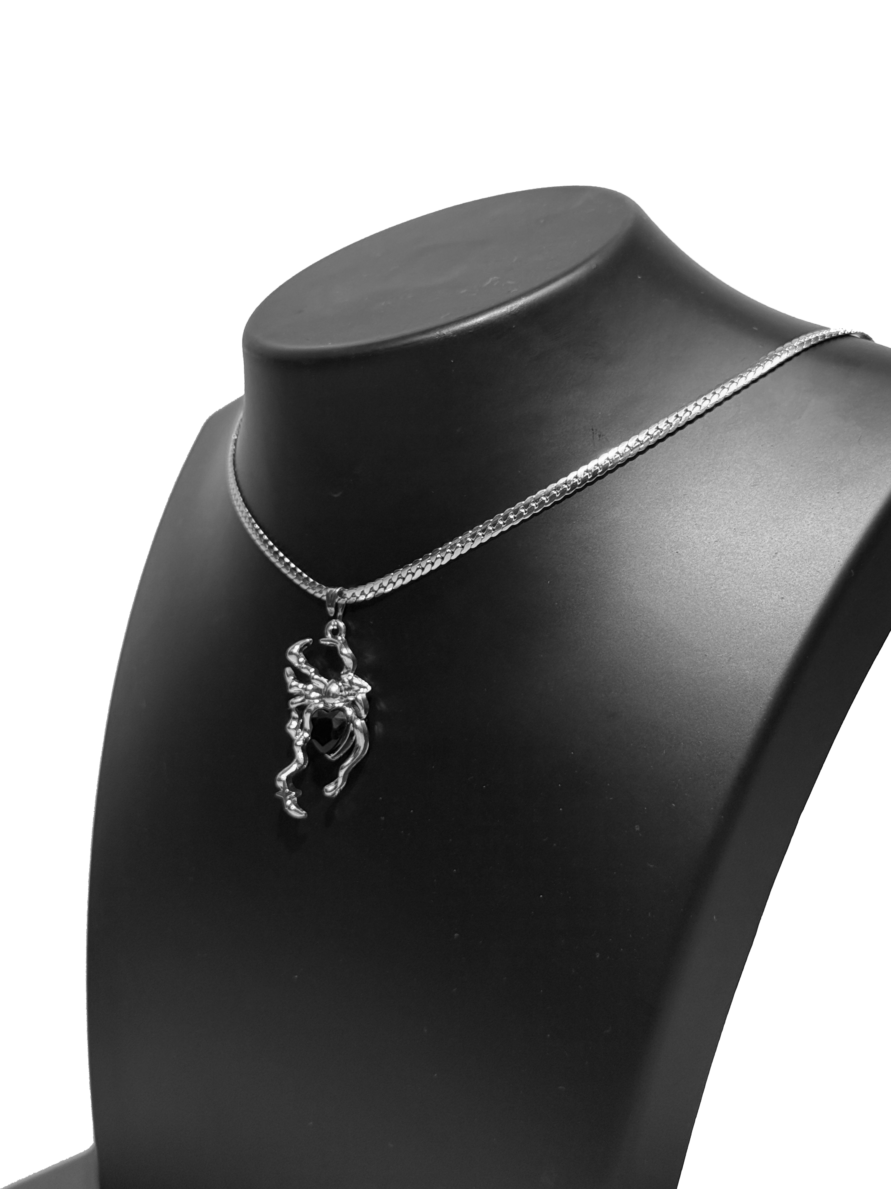 Noir Spider Necklace