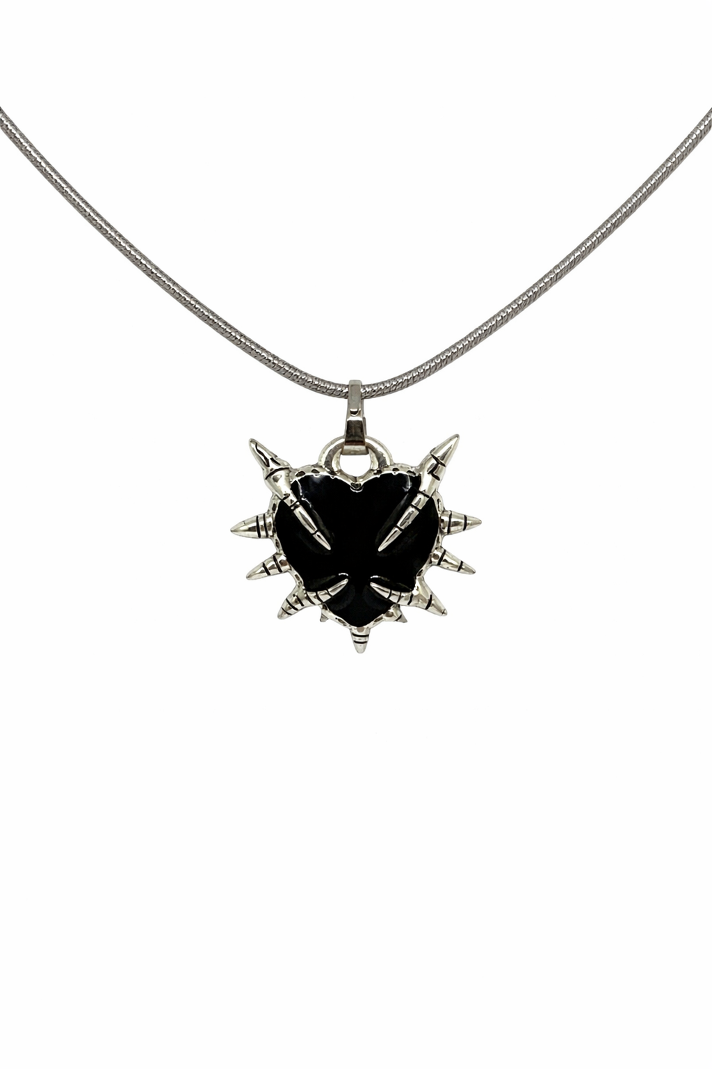 Black Heart Necklace