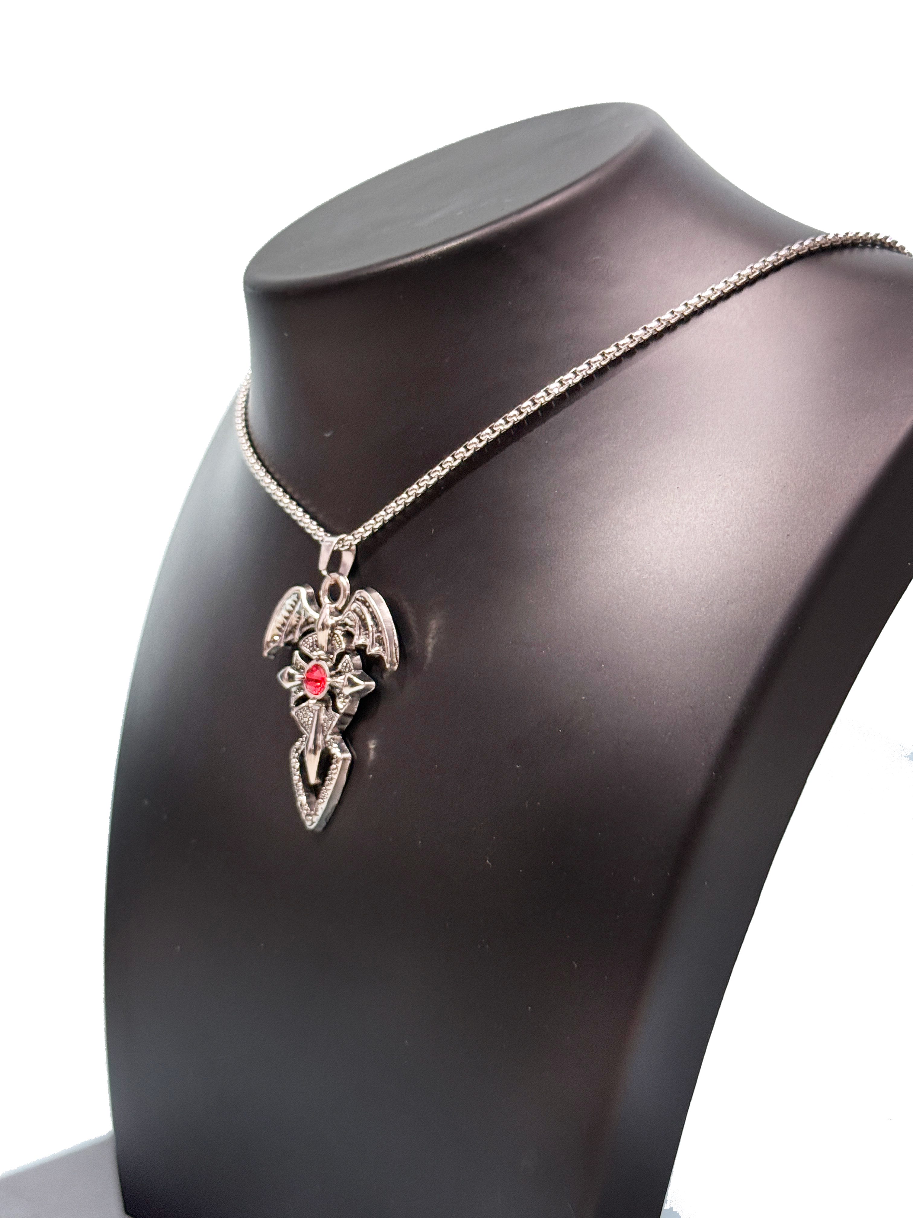 Crimson Wings Necklace