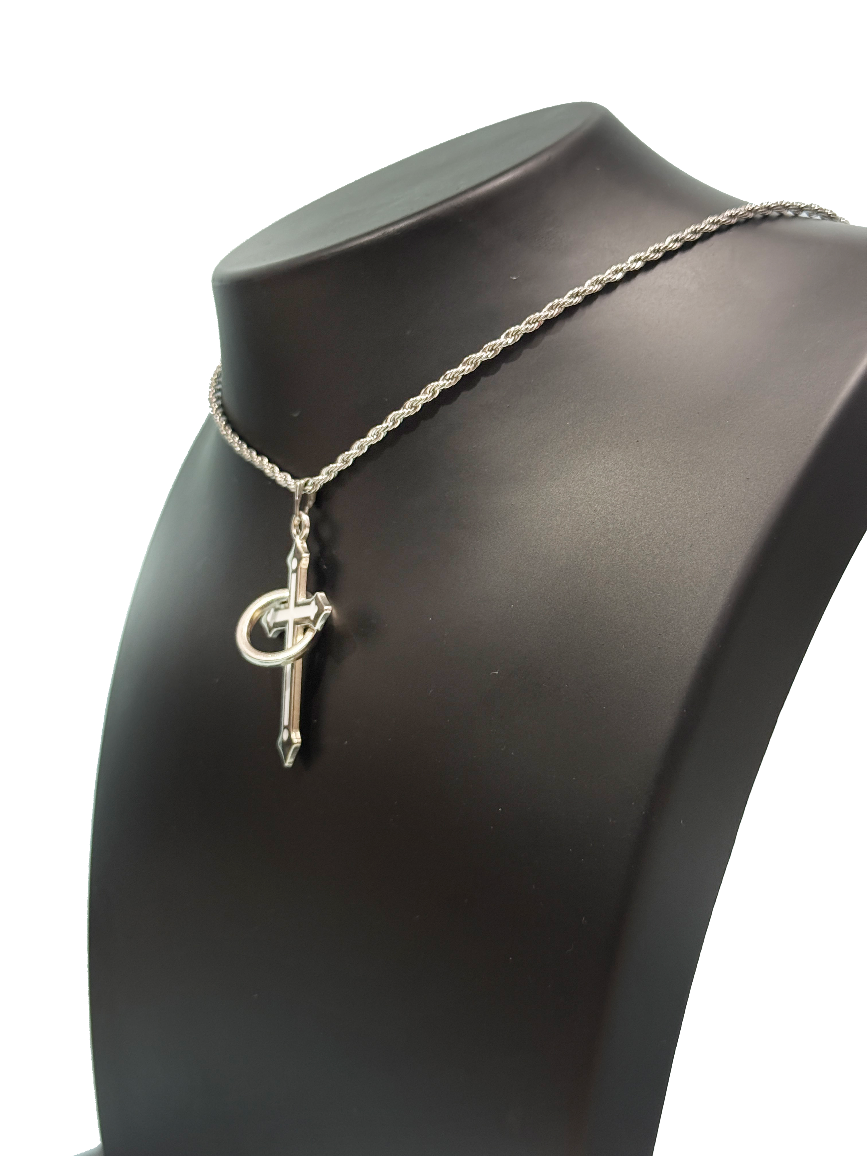 Halo Cross Necklace