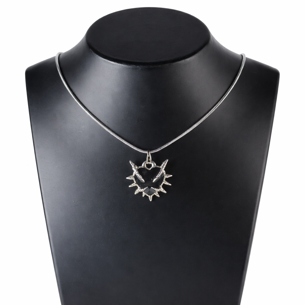 Black Heart Necklace