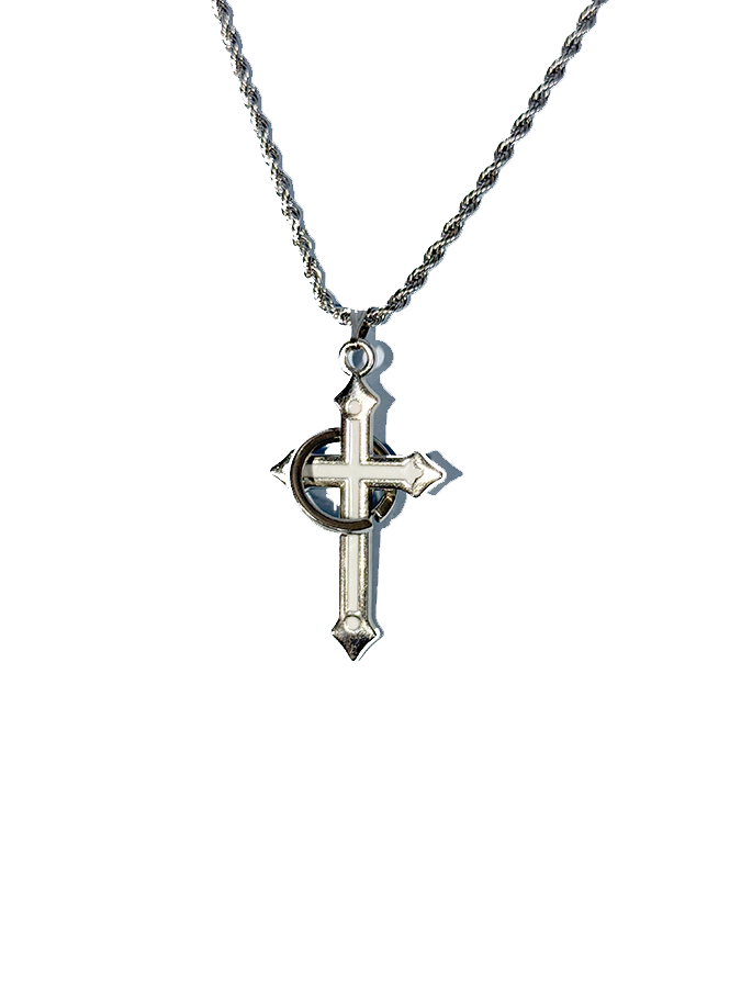 Halo Cross Necklace