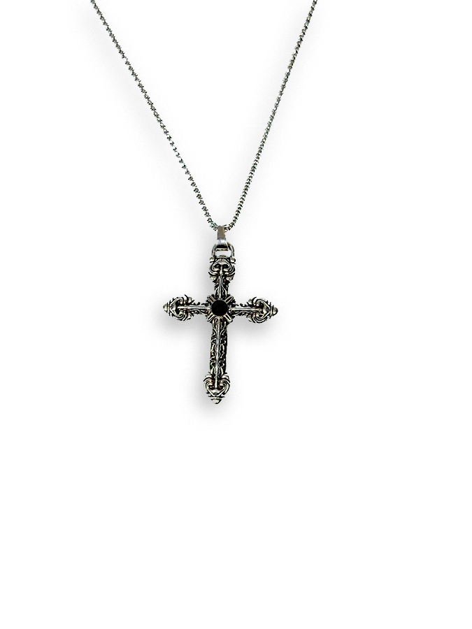 Ravenstone Cross Necklace