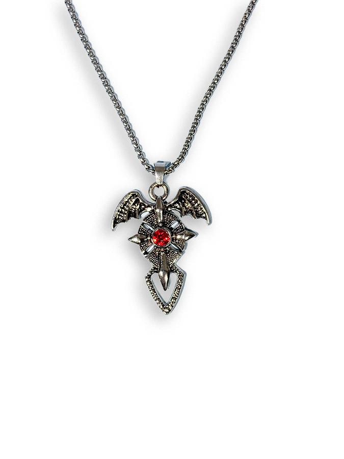 Crimson Wings Necklace